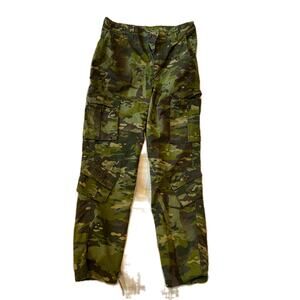 Green Camo Cargo Pants Mens 28x29